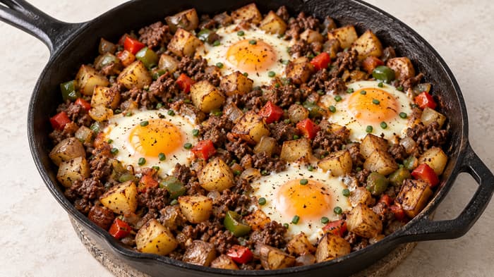 Ground Beef Breakfast Hash